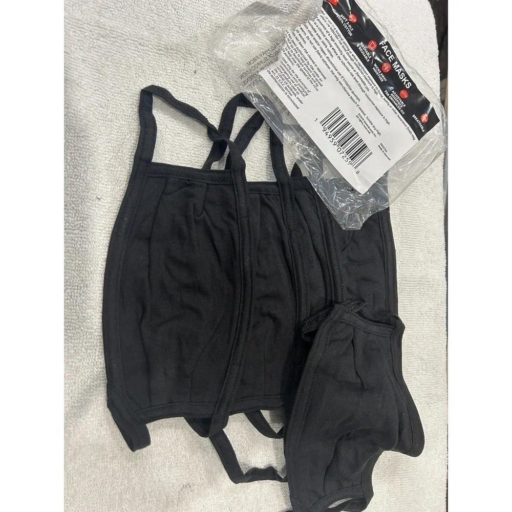 Hanes Reusable Daily Face Cover - 5 pack